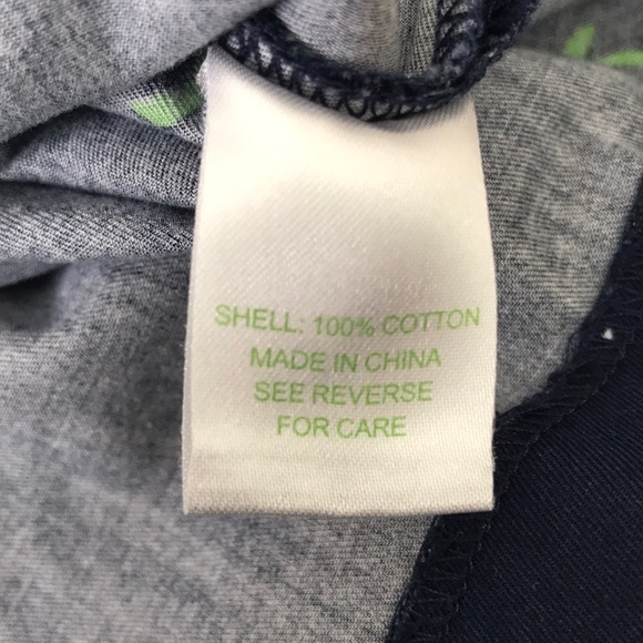 Lilly Pulitzer Navy skirt with palm trees - Picture 7 of 7